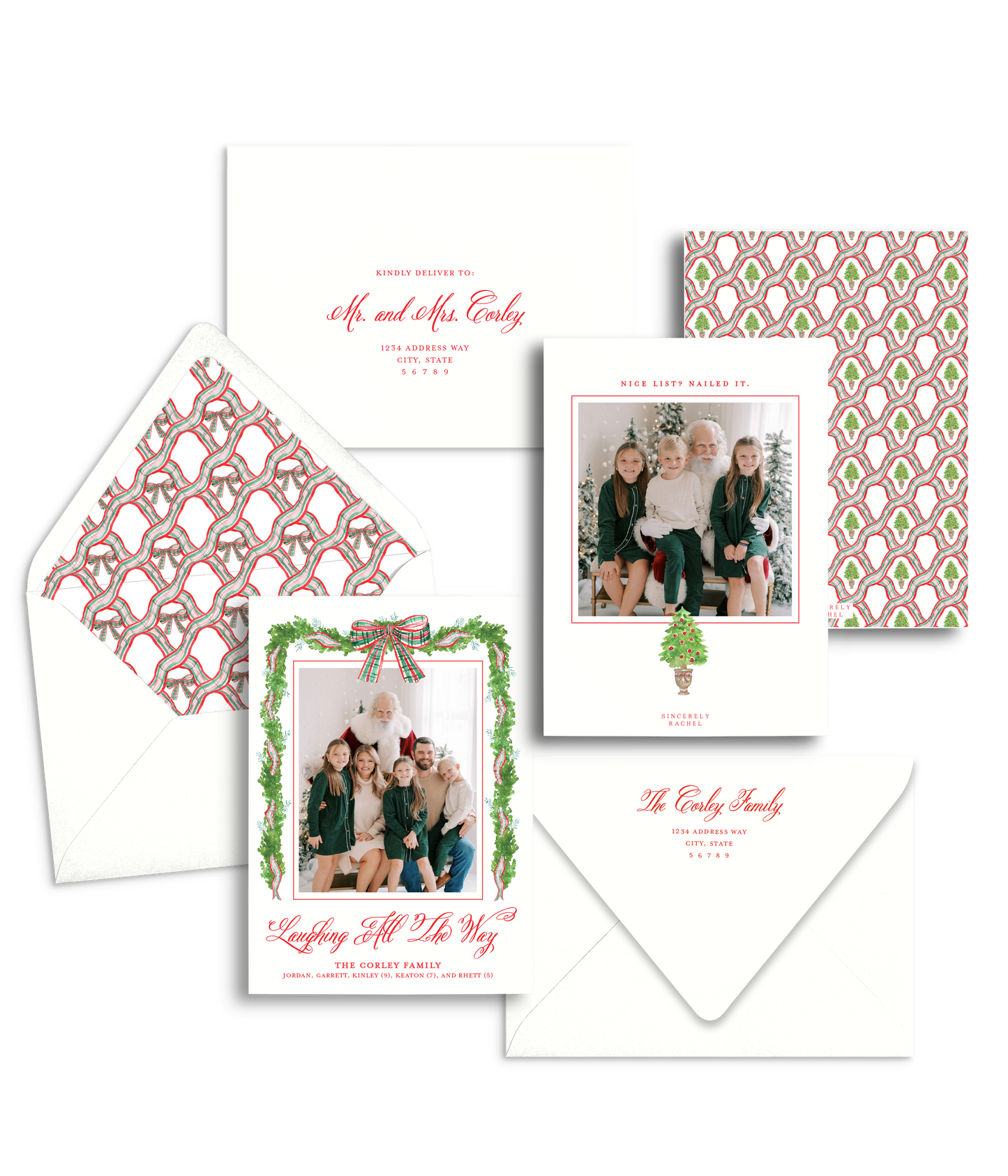 Laughing All The Way Christmas Card