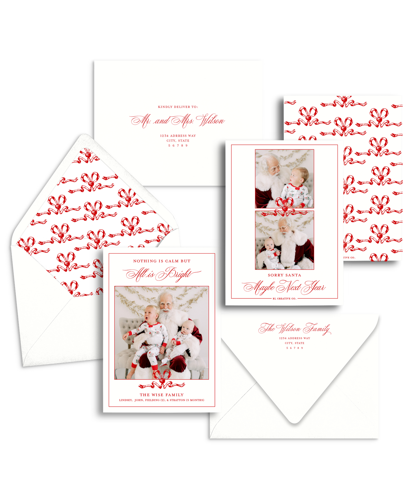 Nothing Is Calm, All Is Bright Christmas Card