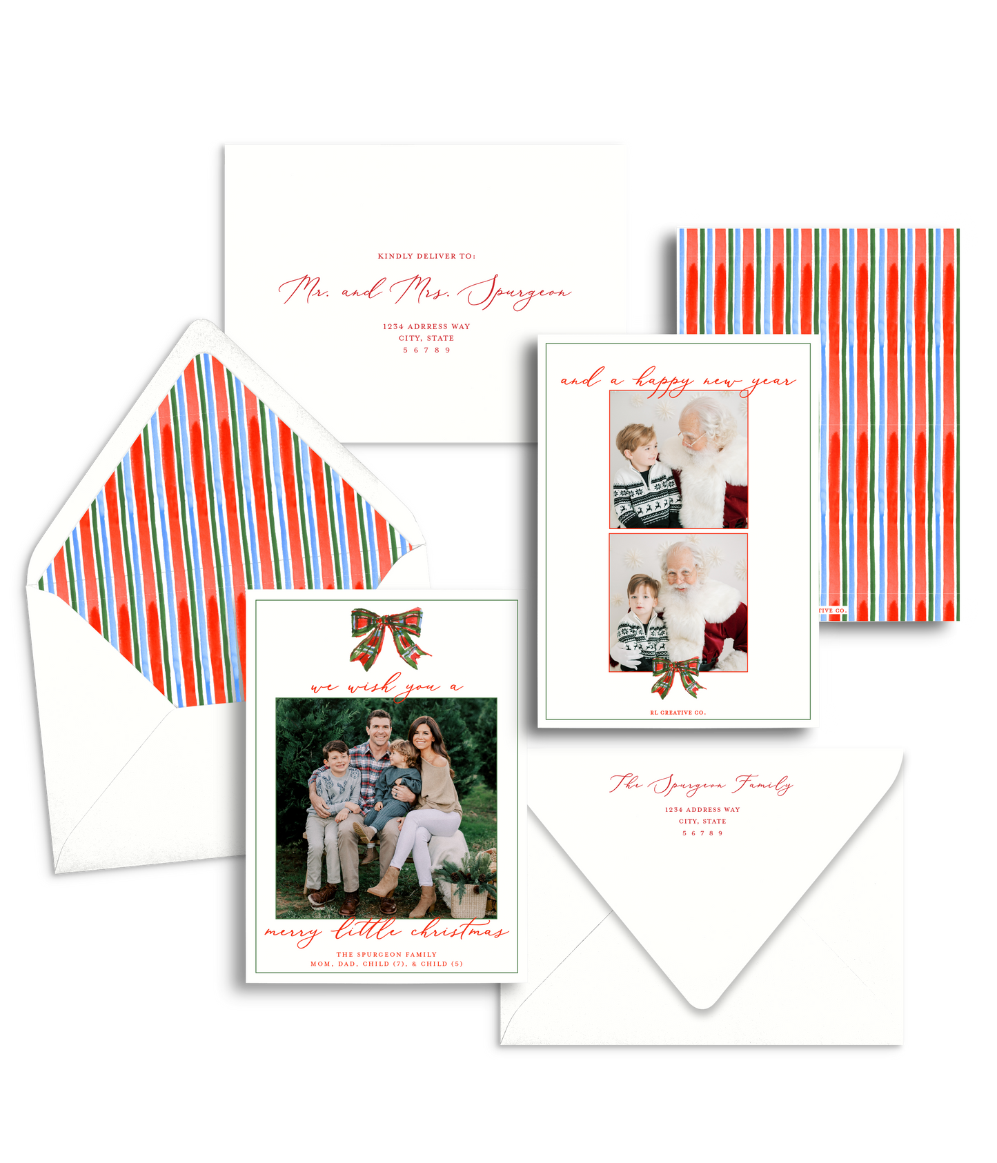 A Very Plaid Christmas Card