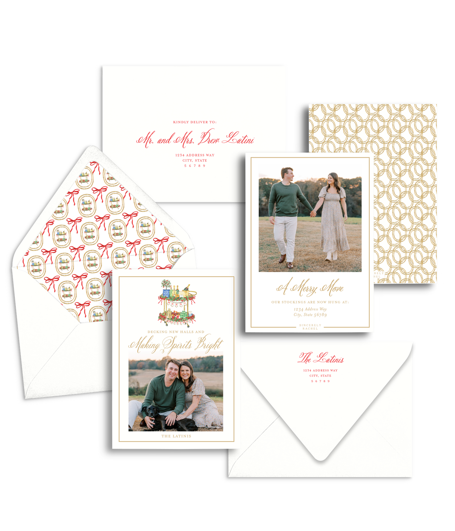 Making Spirits Bright Christmas Card