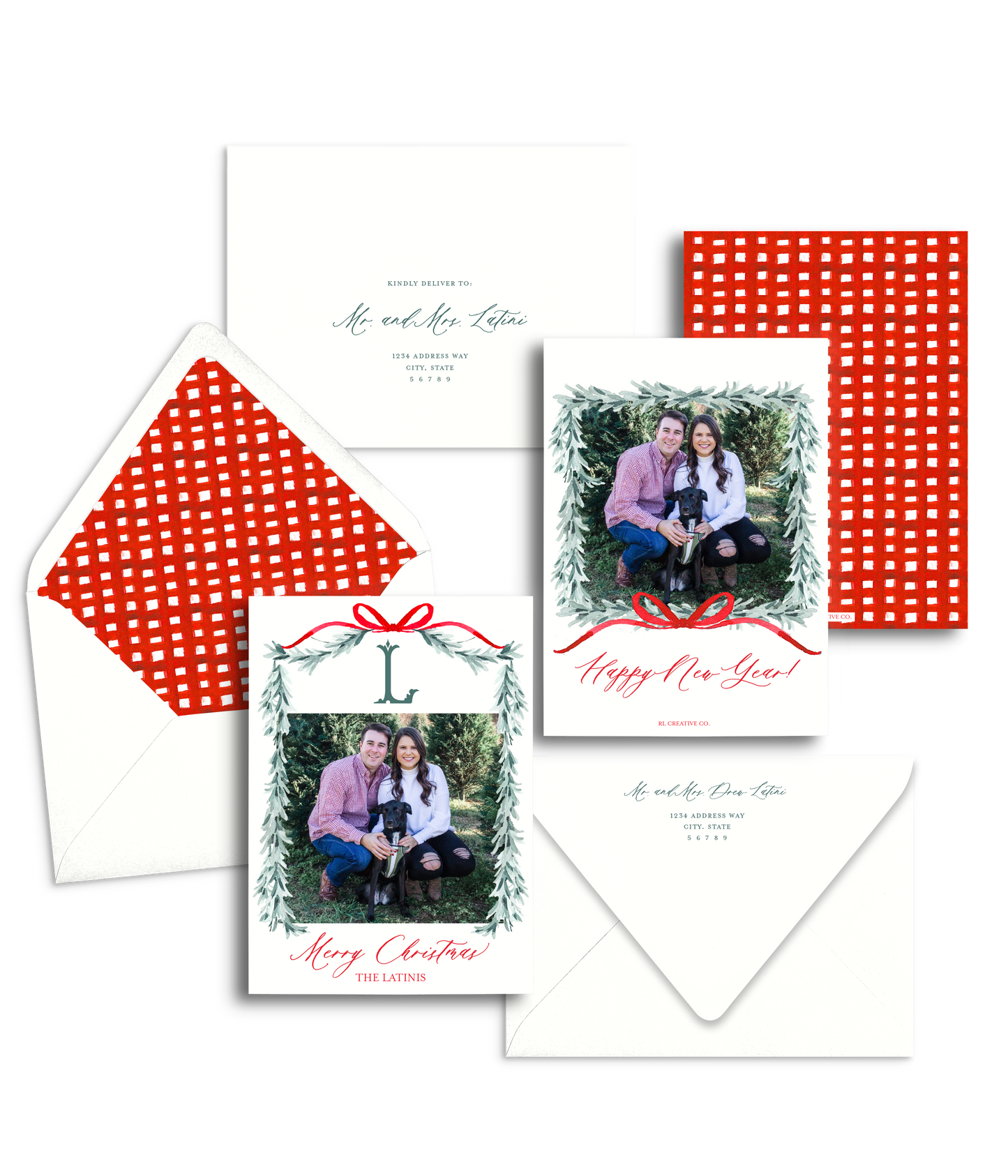 Christmas Tied With A Red Bow Card