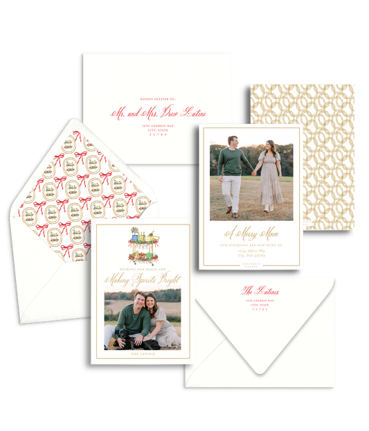 Making Spirits Bright Christmas Card